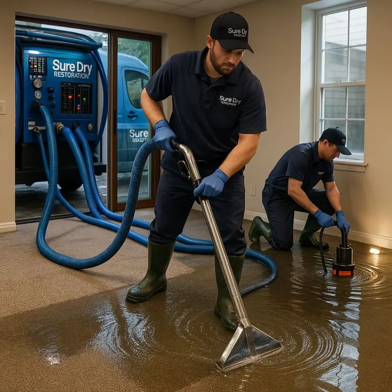 Water Extraction and Removal process in Westwego, LA